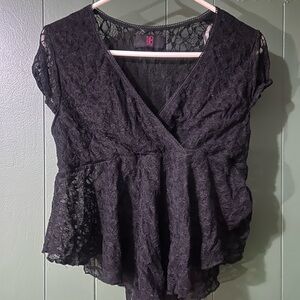 NOBO Black Lace Blouse